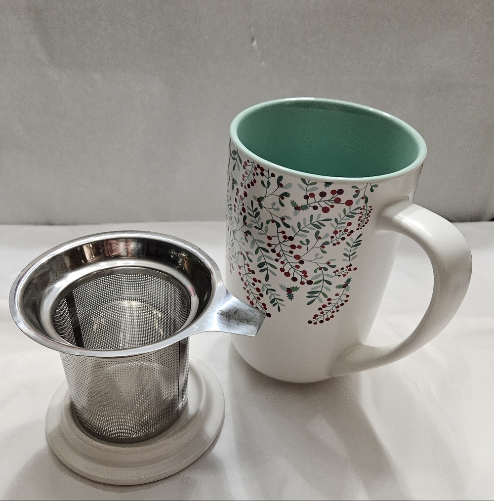 Davids Tea, Nordic Mug with Infuser & Lid.